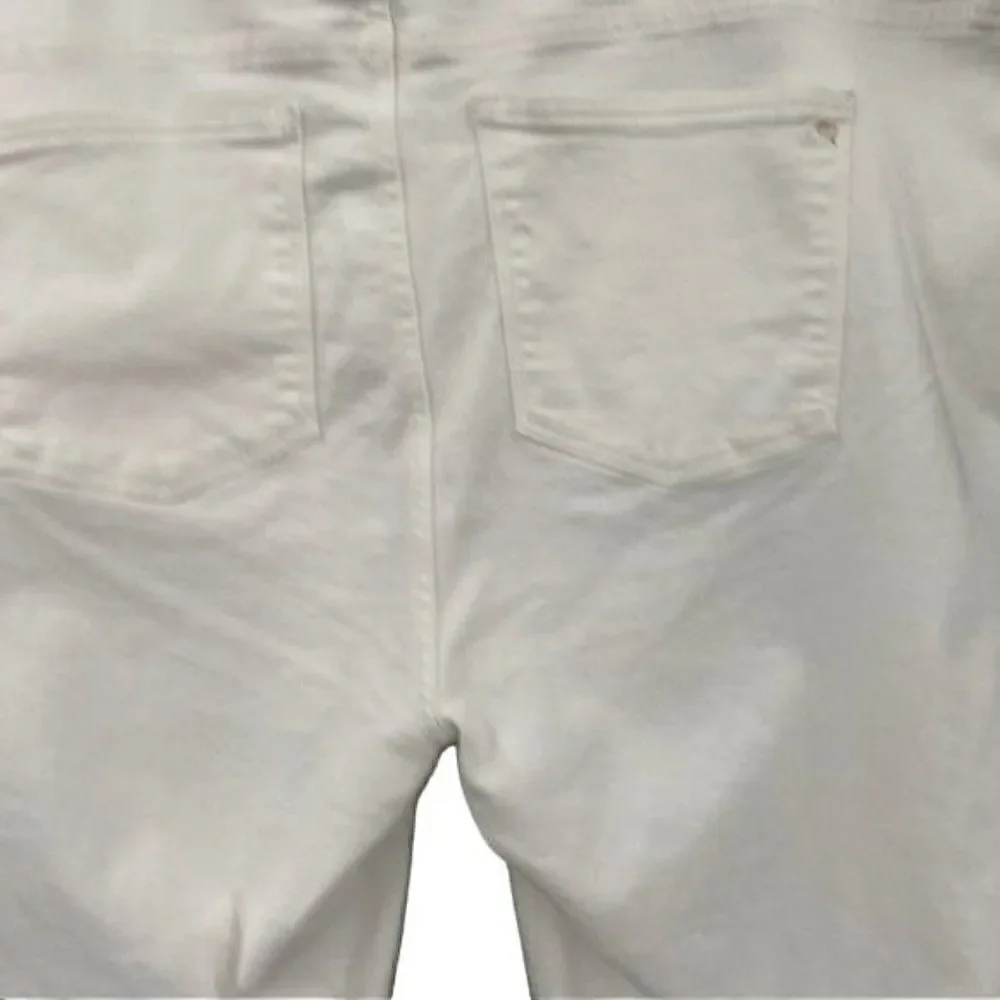 Madewell High Waist Button Fly Ankle Jeans Size 37 White NWT‎